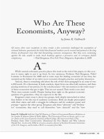 Who Are These Economists, Anyway? potx