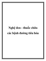 Nghệ đen - thuốc chữa các bệnh đường tiêu hóa pdf