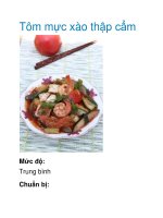 Tôm mực xào thập cẩm ppt