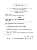 đề thi lý thuyết-quản trị khách sạn-mã đề thi qtks_th(32)