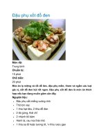 Đậu phụ xốt đỗ đen potx