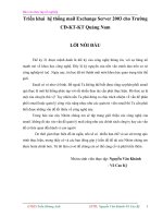 Đề tài: Triển khai hệ thống mail Exchange Server 2003 cho Trường CĐ-KT-KT Quảng Nam pot
