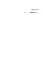 Appendix A 2011 Financial Report ppt