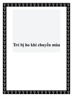 Trẻ bị ho khi chuyển mùa pdf