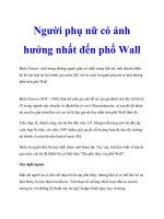 Người phụ nữ có ảnh hưởng nhất đến phố Wall pdf