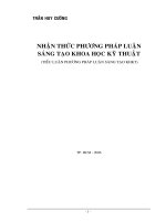 Tiểu luận:Nhận thức phương pháp luận sáng tạo khoa học kỹ thuật pptx