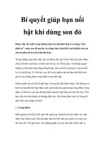 Bí quyết giúp bạn nổi bật khi dùng son đỏ docx