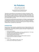 Air Pollution: what it means for your health • the public information service potx