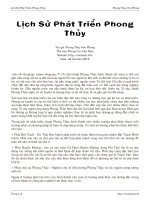 Lịch Sử Phát Triển Phong Thủy pdf