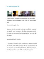 Sắc màu trong phòng tắm pot