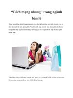“Cách mạng nhung” trong ngành bán lẻ ppt