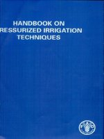 handbook on pressurized irrigation techniques ppt