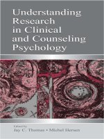 UNDERSTANDING RESEARCH IN CLINICAL AND COUNSELING PSYCHOLOGY doc