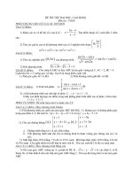 Đề Thi Thử Đại Học Khối A, A1, B,D Toán Học 2013 - Phần 30 - Đề 7 pot