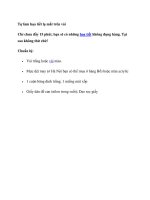 Tự làm họa tiết lạ mắt trên vải doc