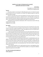 NGHIÊN CỨU SỬ DỤNG GỖ TRÀM (MELALEUCA CAJUPUTI) LÀM NGUYÊN LIỆU SẢN XUẤT VÁN MDF pot