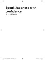 speak japanese with confidence