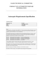 OASIS TECHNICAL COMMITTEE FORMAT OF AUTOMOTIVE REPAIR INFORMATION potx