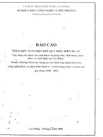 Xây dựng mô hình sản xuất thuốc lá giống mới chất lượng cao phục vụ xuất khẩu tại Cao Bằng lá chất lượng cao phục vụ xuất khẩu tại Cao Bằng pptx