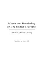 Minna Von Barnhelm- Or, The Soldier''''s Fortune pot