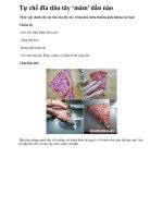 Tự chế đĩa dâu tây ‘măm’ dần nào'''' ppt