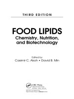 FOOD LIPIDS Chemistry, Nutrition, and Biotechnology ppt