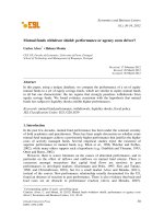 Mutual funds withdraw shield: performance or agency costs driver? pot