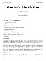 Bún Nước Lèo Cà Mau doc