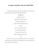 Lá ngụy trang biếc xanh của Chính Hữu ppt