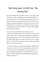 Ngân hàng ngoại và chiến lược “địa phương hóa” docx