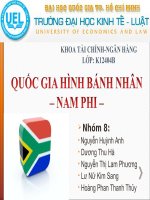 Quốc gia có hình dạng bánh nhân – Nam Phi ppt