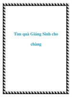 Tìm quà Giáng Sinh cho chàng pptx