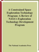 A Constrained Space Exploration Technology Program: A Review of NASA''s Exploration Technology Development Program docx