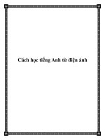 Cách học tiếng Anh từ điện ảnh pptx