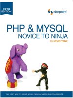 PHP & MySQL: Novice to Ninja, 5th Edition pot