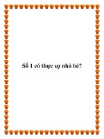 Số 1 có thực sự nhỏ bé?. doc