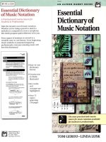 Alfred handy guide   music notation dictionary