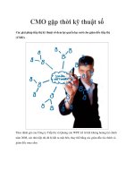 CMO gặp thời kỹ thuật số docx