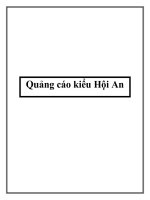 Quảng cáo kiểu Hội An pdf