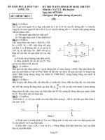 Đề thi tuyển sinh lớp 10 năm 2012 tỉnh Long An chuyên lý đề 2 potx