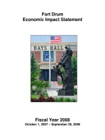 Fort Drum Economic Impact Statement 2008 docx