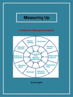 MEASURING UP: Calibration Management potx
