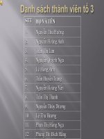 Bài 40 thực hành xem phim về sinh trưởng và phát triển ở động vật pptx