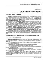 AUTODESK INVENTOR - Chương 1 Giới thiệu tổng quát potx