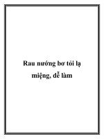 Rau nướng bơ tỏi lạ miệng, dễ làm docx