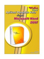 Microsoft Word 2007: Tutorial Aplikasi Pengolah Kata pptx