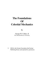 The foundations of celestial mechanics   g  w  collins