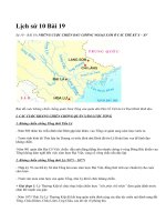 Lịch sử 10 Bài 19