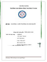 tóm tắt môi trường và con người chương 2