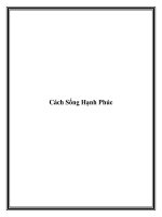 Cách Sống Hạnh Phúc potx